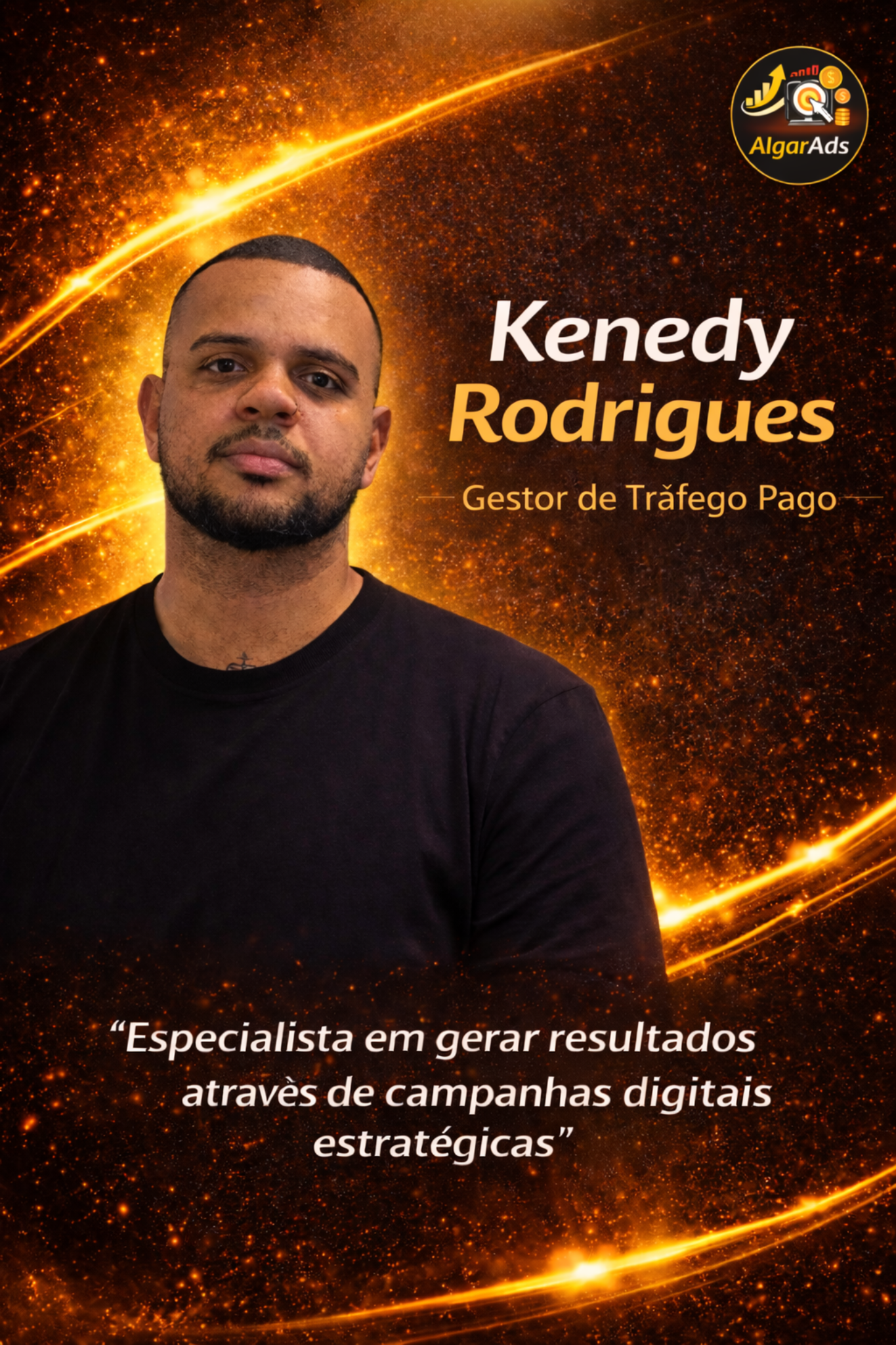 Kenedy Rodrigues, gestor de tráfego pago da AlgarAds